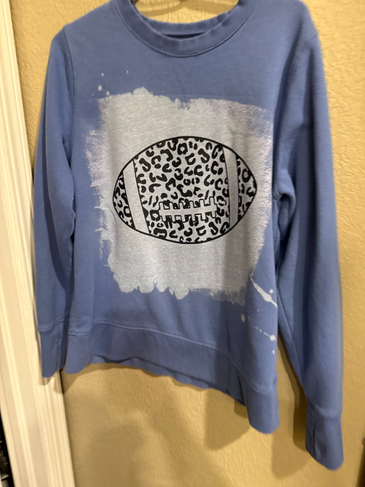 Leopard Football Sweatshirt
