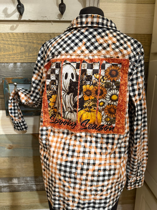 Spooky Season Halloween Flannel