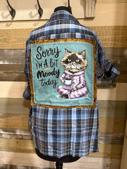 Funny Cat Flannel