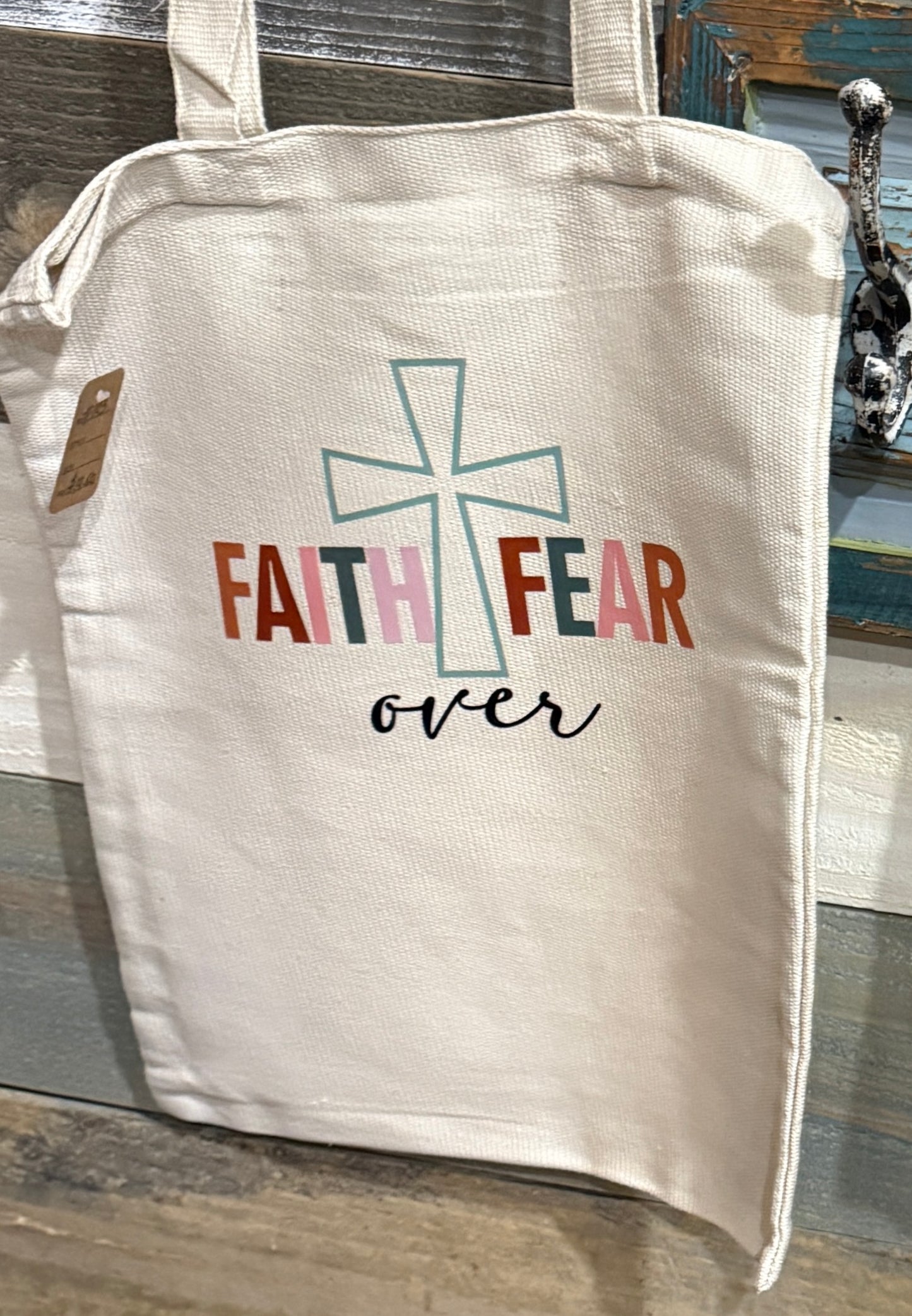 Faith Over Fear Tote